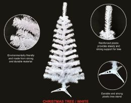 12 Bulk 4ft 110 Tips White Christmas Tree