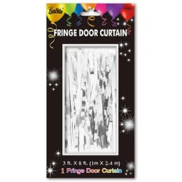 24 Bulk Gloss Finished Door Curtain Silver