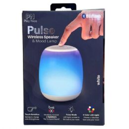 6 Bulk Pulse New Touch Mood Lamp & Wireless Speaker In White