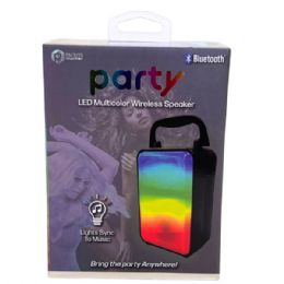 12 Bulk Pom Gear Led Party Speaker With Led Light Modes