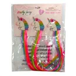 36 Bulk Strictly Fancy 3 Pc Faux Hair Clips