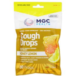 144 Bulk Cough Drops 30ct Honey Lemon 02/2027 Mgc Health