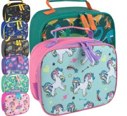 24 Bulk Fridge Pak Printed Lunch Bag - Assorted