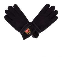 36 Bulk Mens Winter Gloves All Black