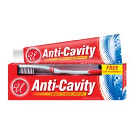 24 Bulk 6.4 Ounce Toothpaste Anti Cavity With Toothbrush