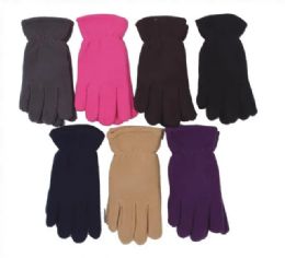 36 Bulk Ladies Fleece Gloves