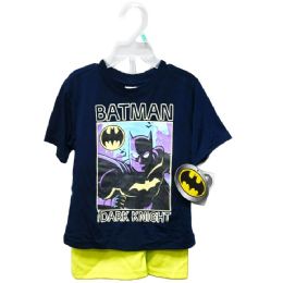 36 Bulk Batman Dark Knight T-Shirt And Shorts Outfit Set