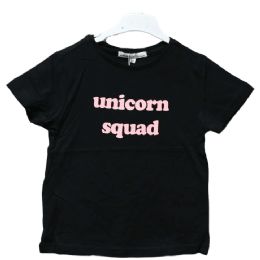 120 Bulk Girls' "unicorn Squad" Graphic T-Shirt