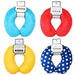 8 Bulk Assorted Color Travel Neck Pillow