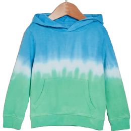 24 Bulk Kids OceaN-Themed French Terry Hoodie Size 4-7