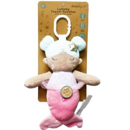 24 Bulk Mermaid Travel Soother W/ Sound - Baby Toy