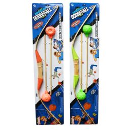 6 Bulk Archery Dodgeball Set W/bamboo Bow 3 Asst Colors