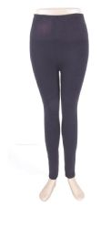 36 Bulk 3Women's Winter High Waisted Legging Black