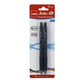 72 Bulk 2pk Jetta Gel Rt Black Pen