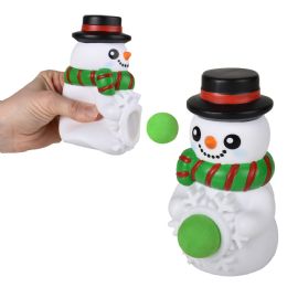 36 Bulk Snowman Foam Ball Blaster 5.5-inch