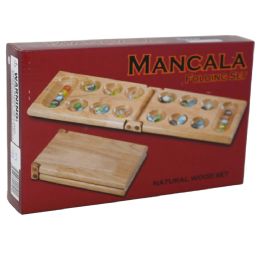 16 Bulk Folding Rubberwood Mancala Set