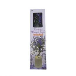 6 Bulk Battery Operated Artificial Lavender Flower Bouquet Night Light
