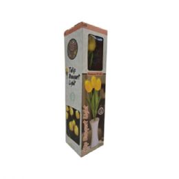 6 Bulk Battery Operated Artificial Tulip Flower Bouquet Night Light