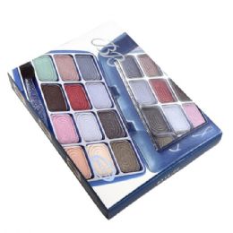 48 Bulk Br Blue 12 Color Eyeshadow Palette