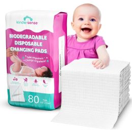 8 Bulk Kindersense Biodegradable Disposable Changing Pads