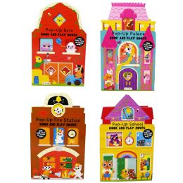 12 Bulk FolD-Out Book With PoP-Ups 4-Asst