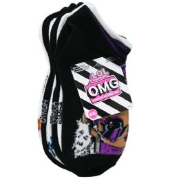 30 Bulk 6pk Girls Lol Omg Be Bold Ns Socks Size 6-8