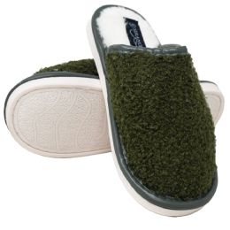 18 Bulk Olive Ladies Slippers Size 6