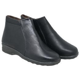 20 Bulk Black Women Boots 5-Asst Size