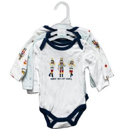 48 Bulk 3-Piece "hangin' With My Homies" Bodysuits Set