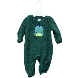 48 Bulk Dino Green Footed Coverall