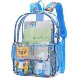 18 Bulk Clear/blue Kids' Backpack - 16.5-Inch