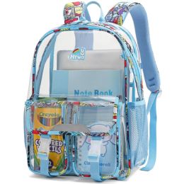 18 Bulk Clear/blue Kids' Backpack (16.5-Inch)