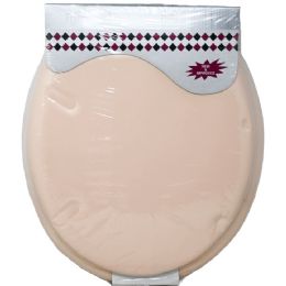 6 Bulk Peach Soft Toilet Seat - Heavy Duty