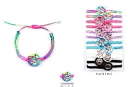 72 Bulk Dream Catcher Bracelets - Assorted