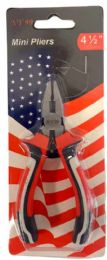 24 Bulk 5-Inch Mini Pliers With Usa Flag Design