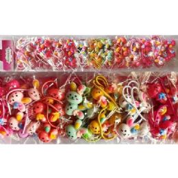 72 Bulk Kid's Bunny Scrunchie