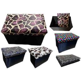 6 Bulk Foldable Storage Stool