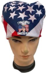 12 Bulk "i'm Voting For The Convicted Felon" Bandanas