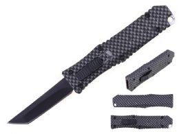 12 Bulk Camo 5.25-inch Anodized Aluminum Handle W/ 1 7/8-inch Black Blade