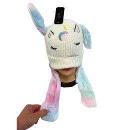 12 Bulk Wholesale Knitted Cute Animal Design Winter Hat With Air Pump Ear