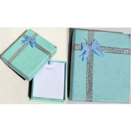 24 Bulk Jewelry Display Gift Box Turquoise Blue
