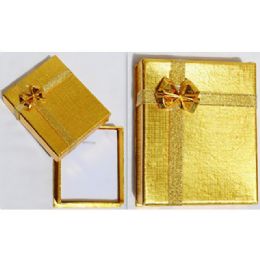 24 Bulk Jewelry Display Gift Box Gold