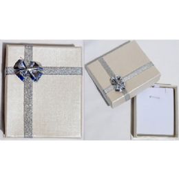 24 Bulk Jewelry Display Gift Box Silver