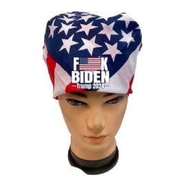12 Bulk Usa Flag Style "f**k Biden" Bandanas