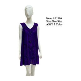 12 Bulk Rayon Solid Dye Tops - Assorted