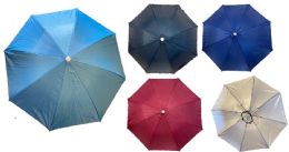 12 Bulk Large Solid Color Umbrella Hats
