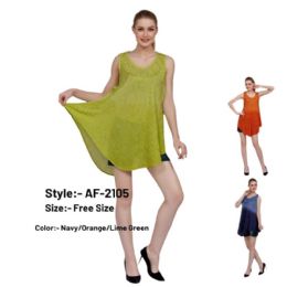 12 Bulk Rayon Hombre AlL-Over Tie Dye Embroidered Dresses