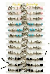 12 Bulk Dolphin & Turtle Charm Bracelets - Assorted