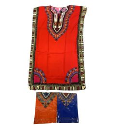 12 Bulk Traditional African Dashiki Coverups - Assorted