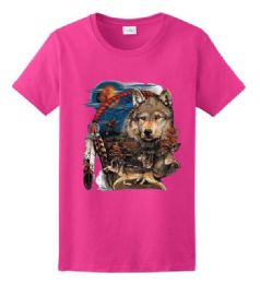 6 Bulk Tribesman Pink Color T-Shirt Xxl